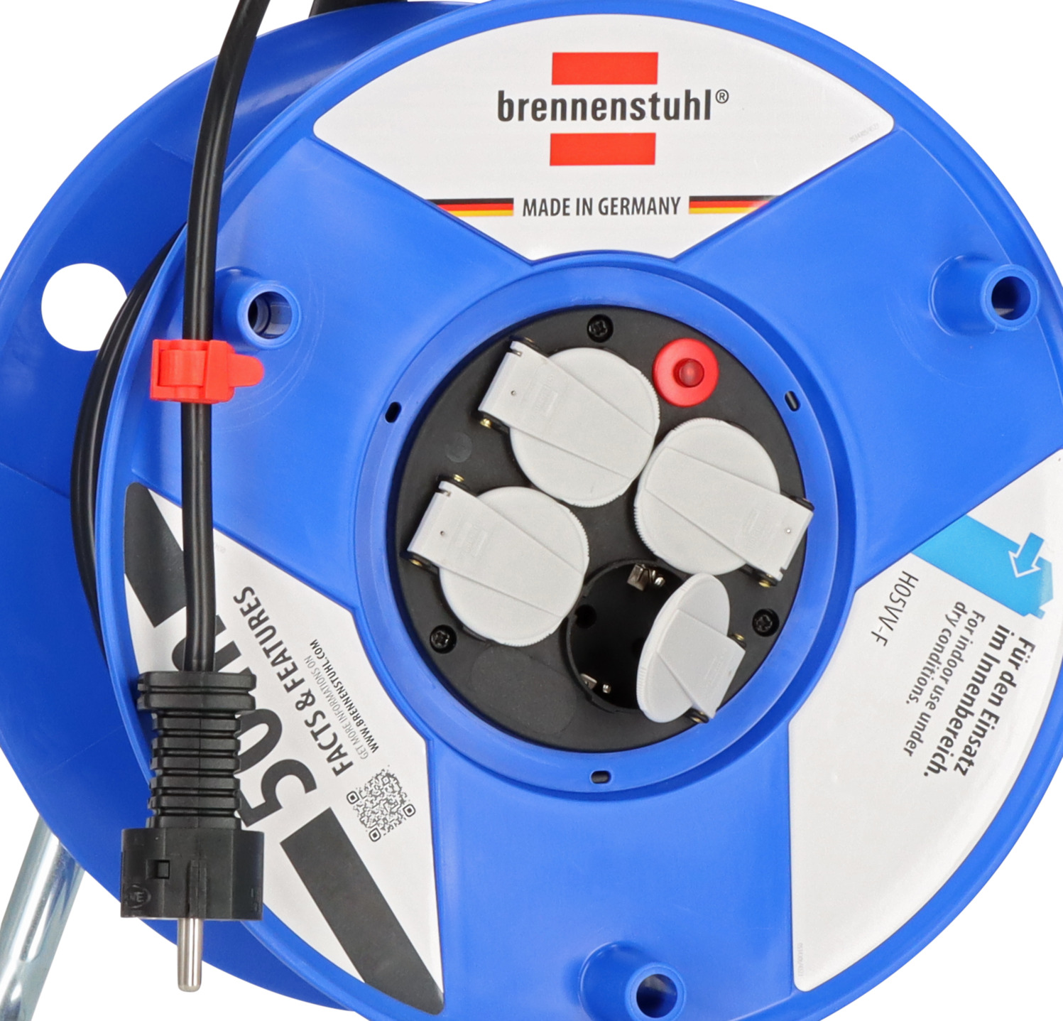Garant cable reel 50m H05VV-F 3G1,5 | brennenstuhl®