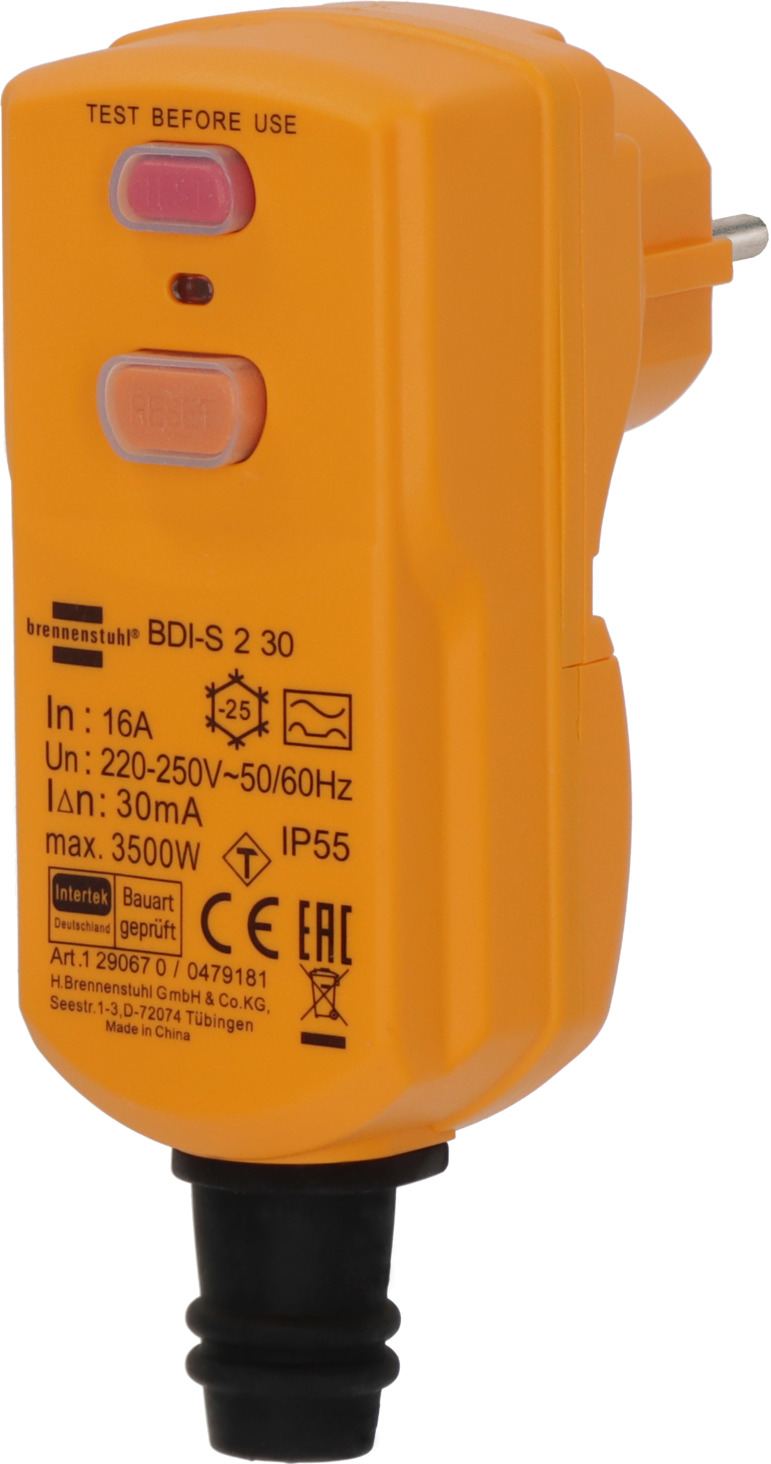 Circuit Breaker Plug BDI S 2 30 IP55 brennenstuhl