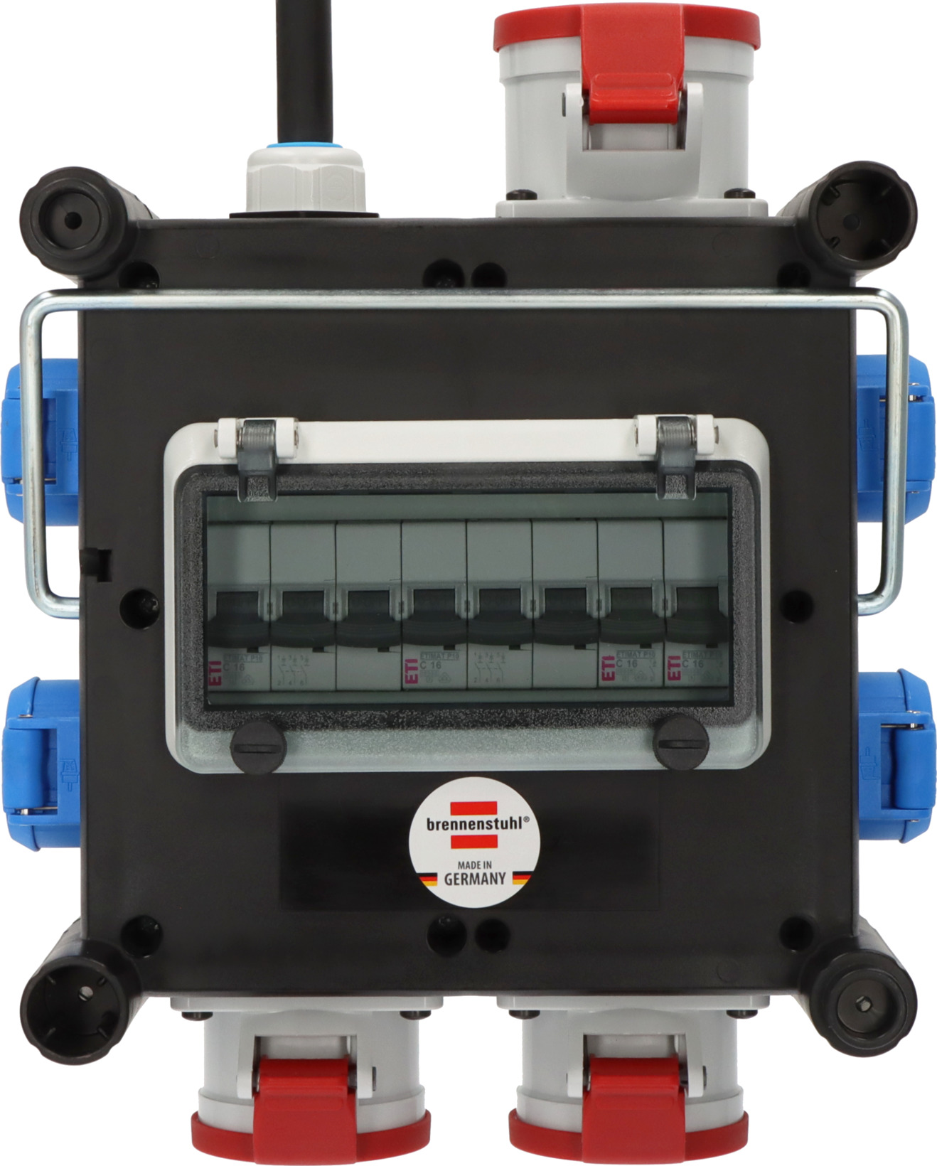 Compact Power Distributor BSV 3/32 2 IP44 2m H07RNF 5G4.0 2xCEE16A