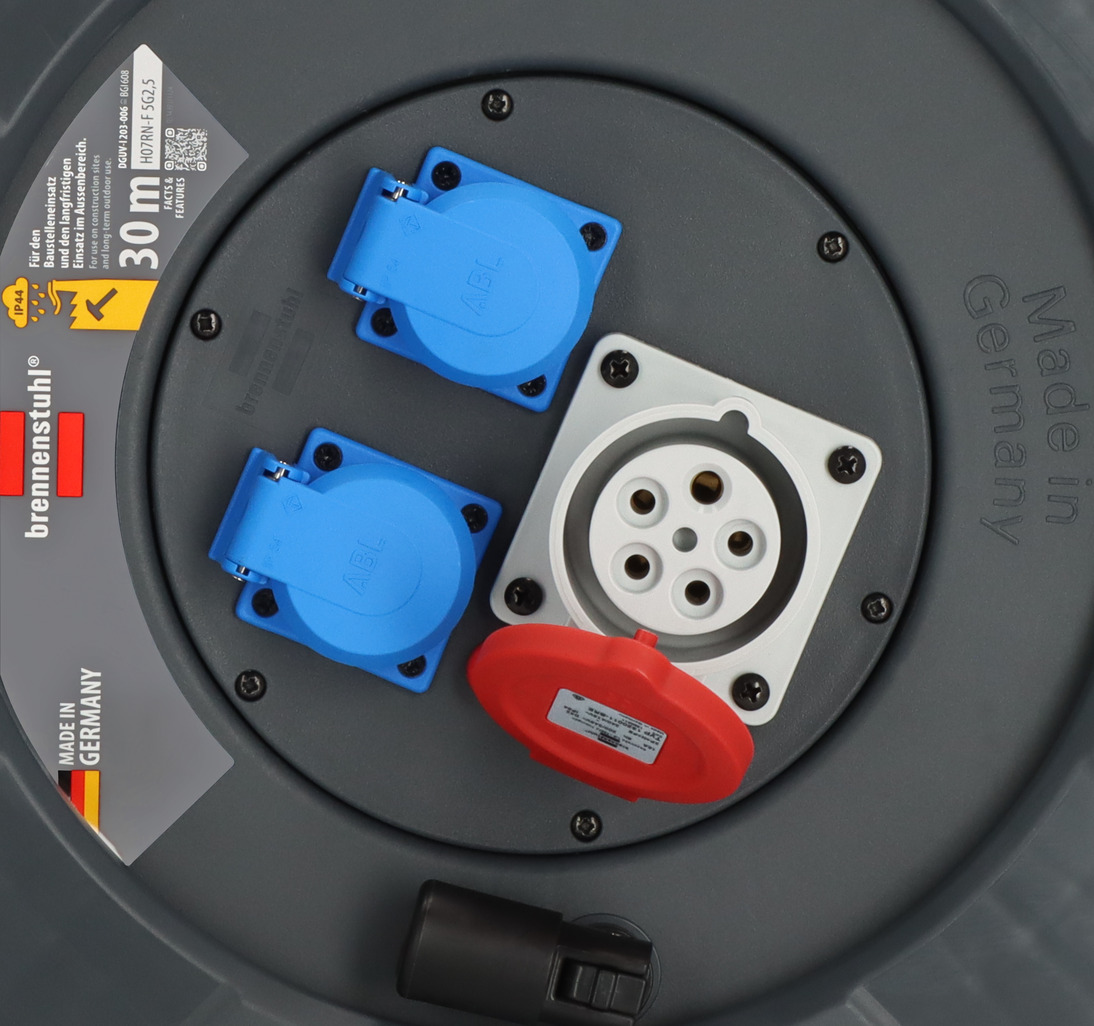 Produktbild von Brennenstuhl Professional CEE Verlängerungskabel IP44 (10m Kabel, H07RN-F 5G1,5, 5-polig Mit CEE