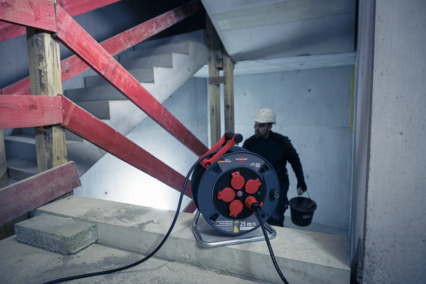 Dispositif De Protection PRCD-S Advanced Brennenstuhl - Câble 3m H07RN-F - IP44 - Pour Chantiers Et Extérieur - 3